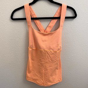 Size 2 Lululemon Orange Tank Top